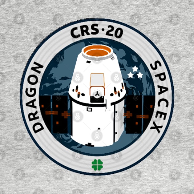 CRS-20 Mission Logo by Spacestuffplus